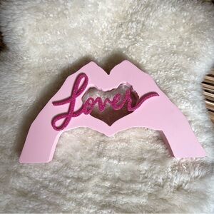 Taylor Swift Pink "Lover" Decorative Sign